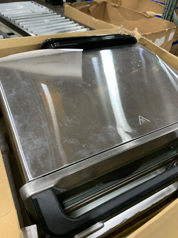 Photo 1 of Ninja DCT451 12-in-1 Smart Double Oven with FlexDoor, Thermometer, FlavorSeal, Smart Finish, Rapid Top Convection and Air Fry Bottom , Stainless Steel