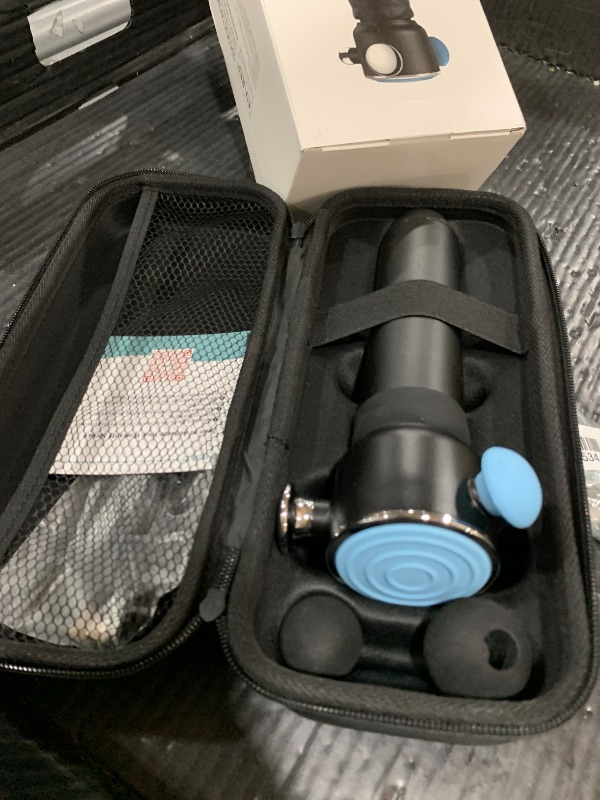 Photo 1 of HYAKO Pro R1 Therapy Massager - Handheld Deep Tissue Vibration Massager for Full Body Pain Relief & Fascial limitation & Treats Sensitive Areas | Pressure Point Massage Tool (Upgraded)-Blue