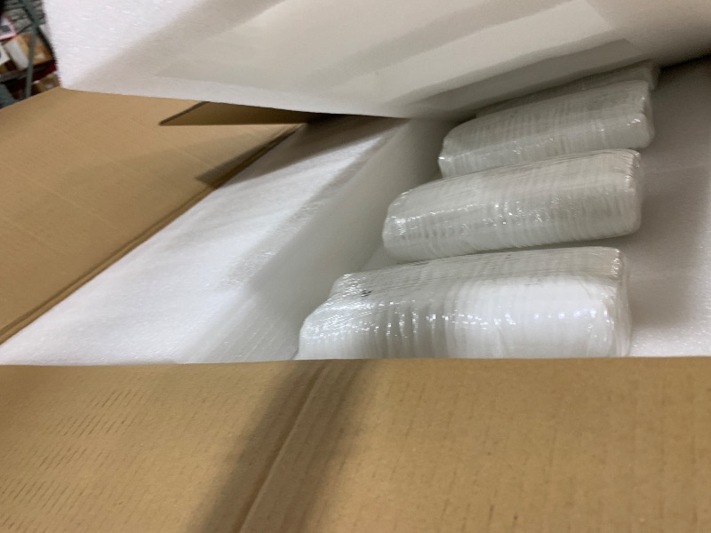 Photo 1 of VLHUD Luxury Modern Crystal Chandelier, D23.6'' Dining Room Chandelier Over Table, 12 Lights Rectangle Oval Flush Mount Pendant Light Gold Dining Room Light Fixture, for Kitchen Island & Living Room