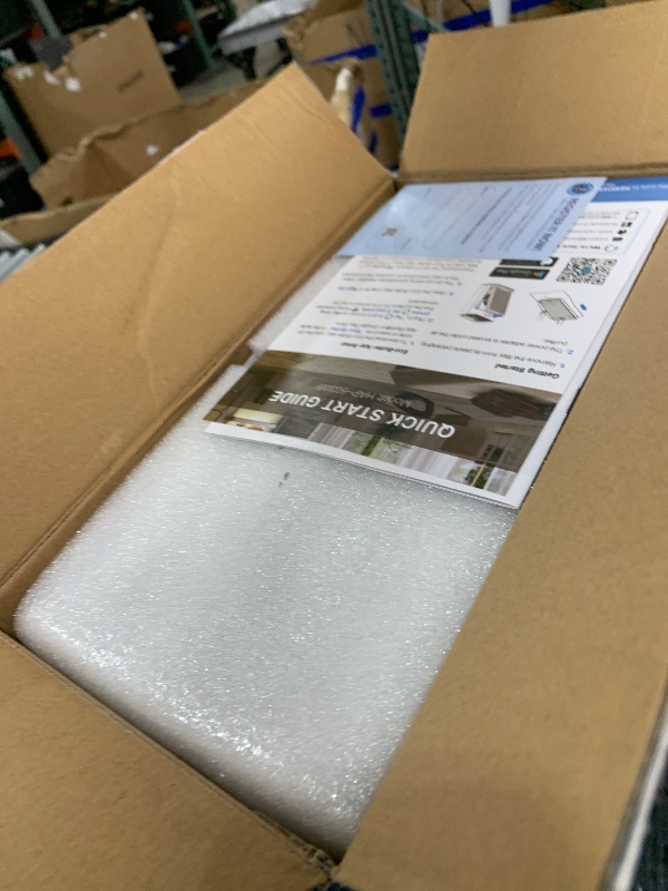 Photo 1 of ECOSELF Smart Air Purifier for Home Large Rooms, with WiFi Control, Covers Up to 2400 Ft², Smart Mode, AQI Display, 22dB Sleep Mode & Aromatherapy with 2X-Power Filtration, HAP603WF, White