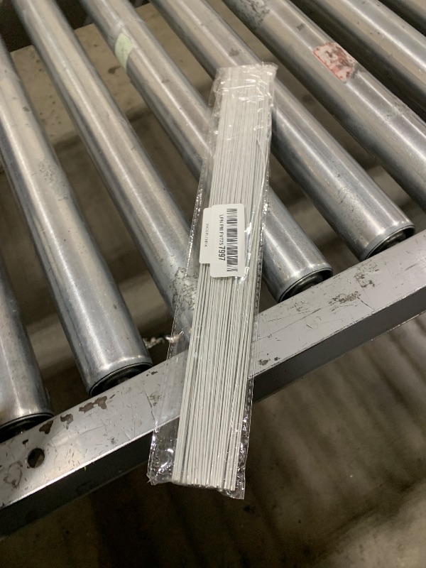 Photo 1 of 100 Pcs White Paper Wrapped Floral Stems Wire, 14 Inch 18 Gauge, Crafts Supplies for DIY Flower Arrangement