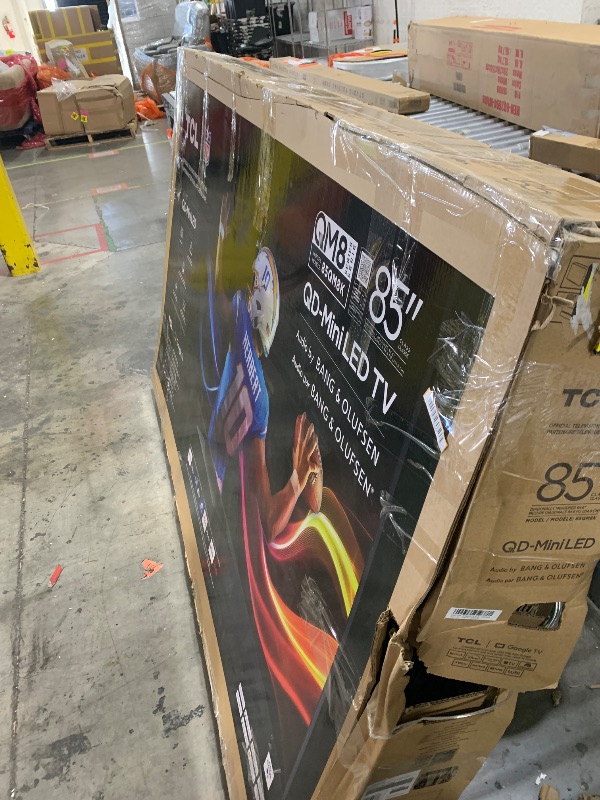 Photo 1 of TCL 85 Inch Class QM8K Series | Mini LED QLED 4K HDR | 85QM8K, 2025 Model | 120HZ-144HZ Anti Reflective Wide Angle Screen Smart Google TV Dolby Atmos | Voice Remote Alexa Gaming Streaming Television
