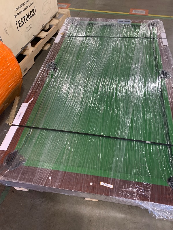 Photo 1 of GoSports 7 ft Pool Table with Wood Finish - Billiards Game Room Table for Adults & Family - Accessories Not Included