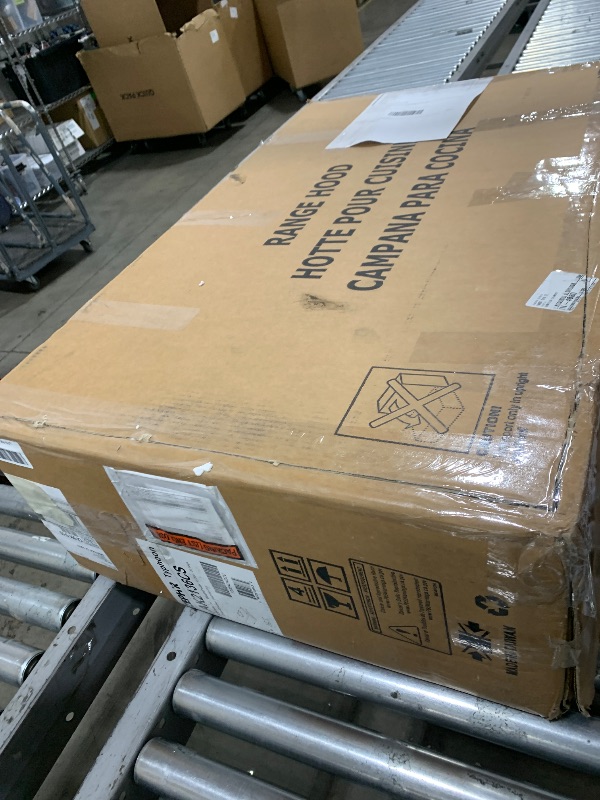 Photo 1 of SIMILAR HOOD TO STOCK IMAGE BUT NOT EXACT MODEL*********Zephyr AK2136C Typhoon 850 CFM 36 Inch Wide Under Cabinet Range Hood with LED Lights - Stainless Steel