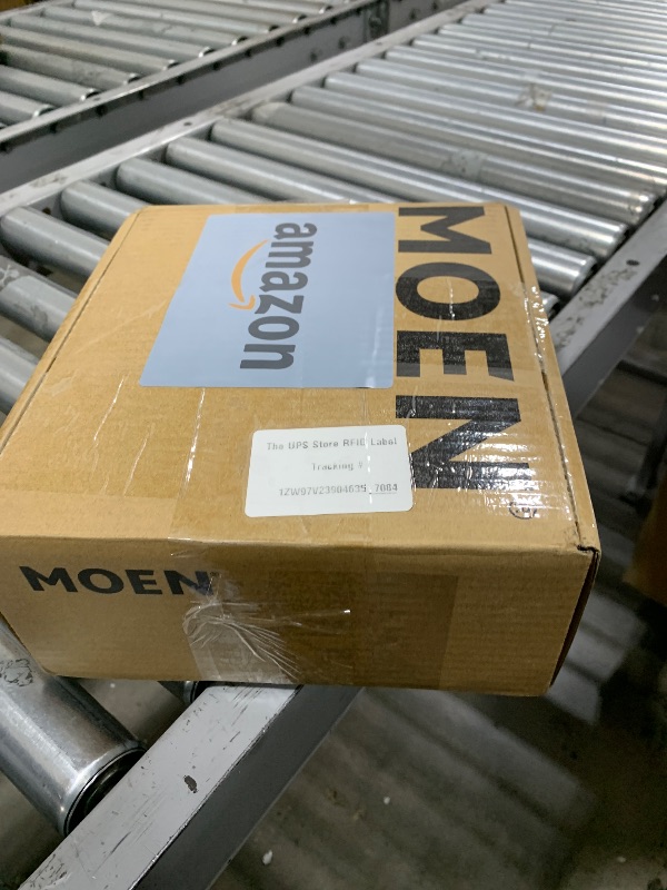 Photo 1 of Moen Flo Smart Water Monitor and Automatic Shutoff Sensor, Wi-Fi Connected Water Leak Detector for 1-Inch Diameter Pipe, 900-006