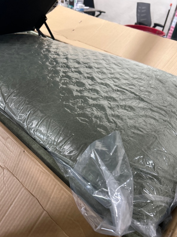 Photo 1 of GREEN SECTIONAL SOFA WITH INSIDE STORAGE