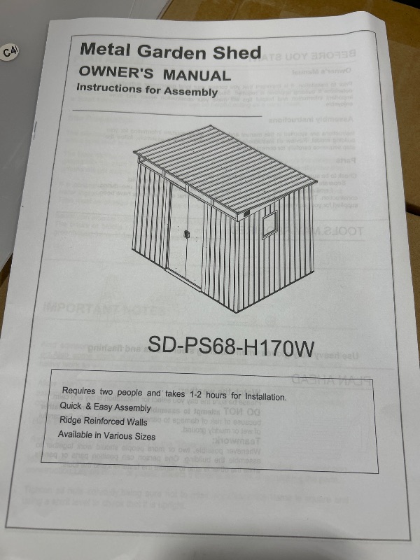 Photo 1 of METAL GARDEN SHED 