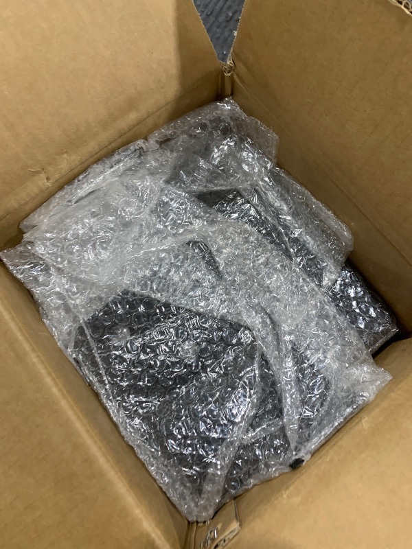 Photo 1 of Concealed Post Base for 8x8 Lumber (Fits 7.5x7.5in) - 2 Pack Black Brackets: 1-Inch Standoff, Deck/Pergola Anchor Kit - Corrosion Resistant