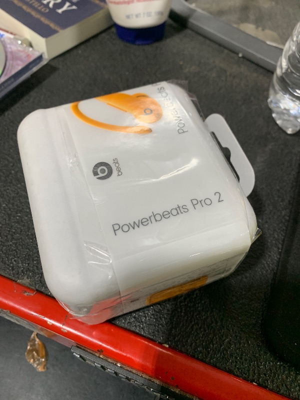 Photo 1 of Beats Powerbeats Pro 2 - Wireless Noise Cancelling Workout Earbuds with Secure- Fit Earhooks, Up to 45-Hour Battery with Charging Case, Sweat & Water Resistant, Heart Rate Monitoring - Electric Orange