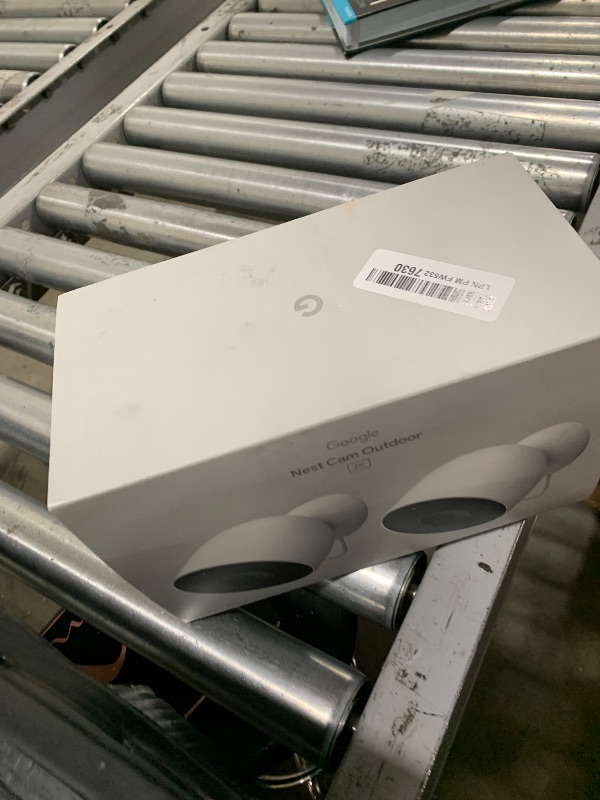 Photo 1 of Google Nest Cam Outdoor (Wired, 2nd Gen) - 2 Pack - Security Camera with 2K Video and Gemini, Night Vision, 2-Way Audio - Works with Google Home - 2025 Model - Snow