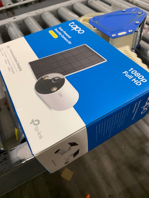 Photo 1 of Tapo SolarCam 1080p Outdoor Wireless Security Camera - Battery Power with Solar, Person Detection, Subscription-Free Local Storage or Optional Cloud, Works with Alexa & Google Assistant, C402 KIT