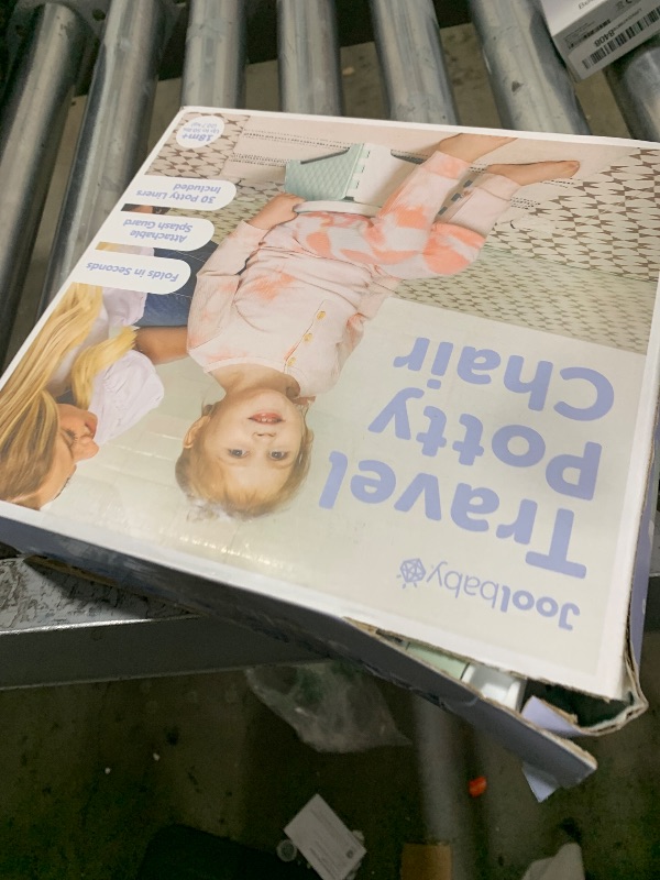 Photo 1 of Jool Baby Portable Potty Training Chair with Travel Bag and 30 Liners, Foldable, Indoor/Outdoor Use, Camping (Sage)