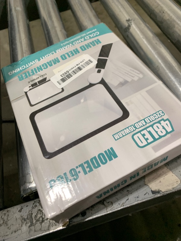 Photo 1 of [Upgraded] 5X Magnifying Glass with Light, 48 LED Handheld Full Page Magnifier for Reading, Seniors, Low Vision, Foldable, Battery Powered, Great Gift for Parents & Elderly