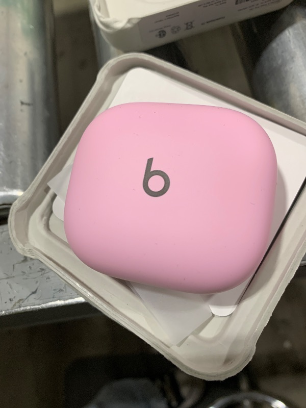 Photo 1 of Beats Powerbeats Fit - Wireless Noise Cancelling Workout Earbuds with Secure-Fit Wingtips, Up to 30-Hour Battery Life, Sweat & Water Resistant, Apple & Android Compatible - Power Pink