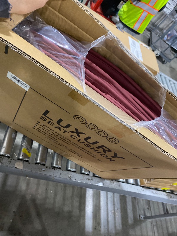 Photo 1 of AOOG Leather Car Seat Covers with Car Backseat Organizer, Universal fit Automotive Vehicle Most Sedan SUV Pick-up Truck (Front Pair, Burgundy)