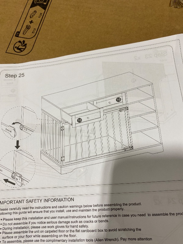 Photo 1 of GARVEE LARGE HEAVY DUTY DOG CRATE UNKNOWN MEASUREMENTS