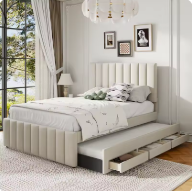 Photo 1 of FULL SIZE BED FRAME BOX 2 OF 2 MISSING 1 BOX 