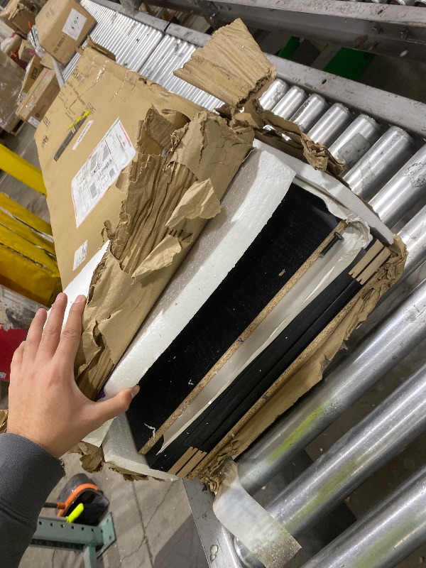 Photo 1 of Sauder Tall Storage Cabinet, Black, 4 Adjustable Shelves, Multi-Room Use