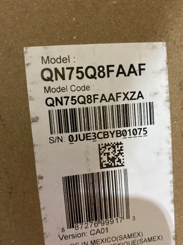 Photo 1 of Samsung 75-Inch Class QLED Q8F 4K UHD Smart TV (2025 Model) Q4 AI Processor, 100% Color Volume with Quantum Dot, AirSlim Design, Endless Free Content, Samsung Vision AI, Alexa Built-in