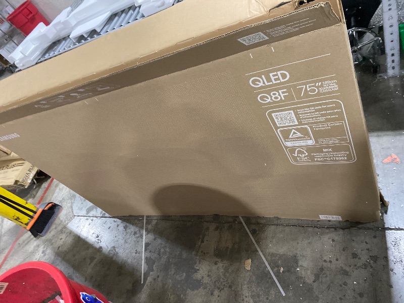 Photo 1 of Samsung 75-Inch Class QLED Q8F 4K UHD Smart TV (2025 Model) Q4 AI Processor, 100% Color Volume with Quantum Dot, AirSlim Design, Endless Free Content, Samsung Vision AI, Alexa Built-in