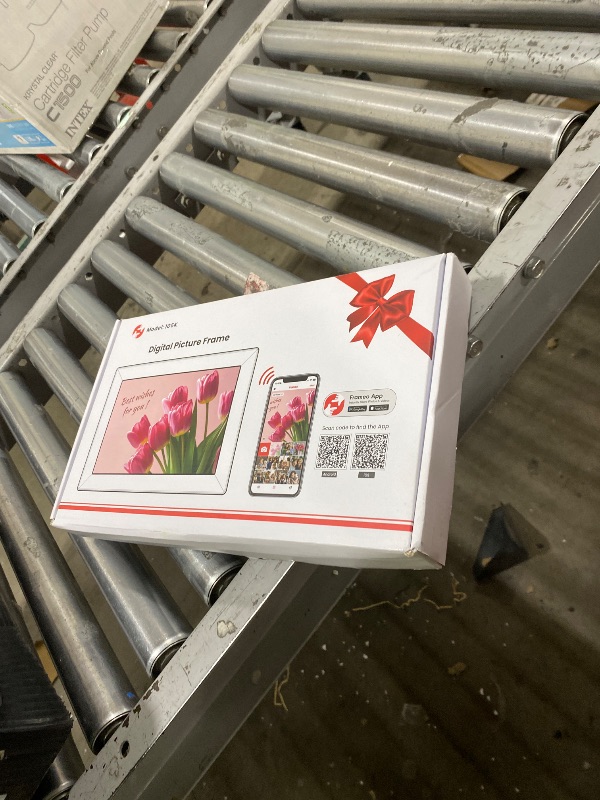 Photo 1 of Frameo 10.1" Digital Picture Frame with 32GB Memory Wood WiFi Electronic Photo Frame 1280 x 800 IPS Touch Screen Auto-Rotate Slideshow Wall Mountable Share Photos/Video Remotely Anywhere