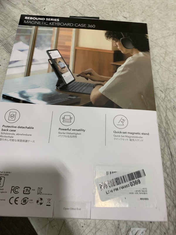 Photo 1 of ESR iPad Air 11 Inch Case with Keyboard (M3/M2, 2025/2024) & iPad Pro 11/Air 5th/4th Gen Keyboard, Easy-Set Magnetic Stand, Portrait/Raised Modes, with Removable Protective Case, Black