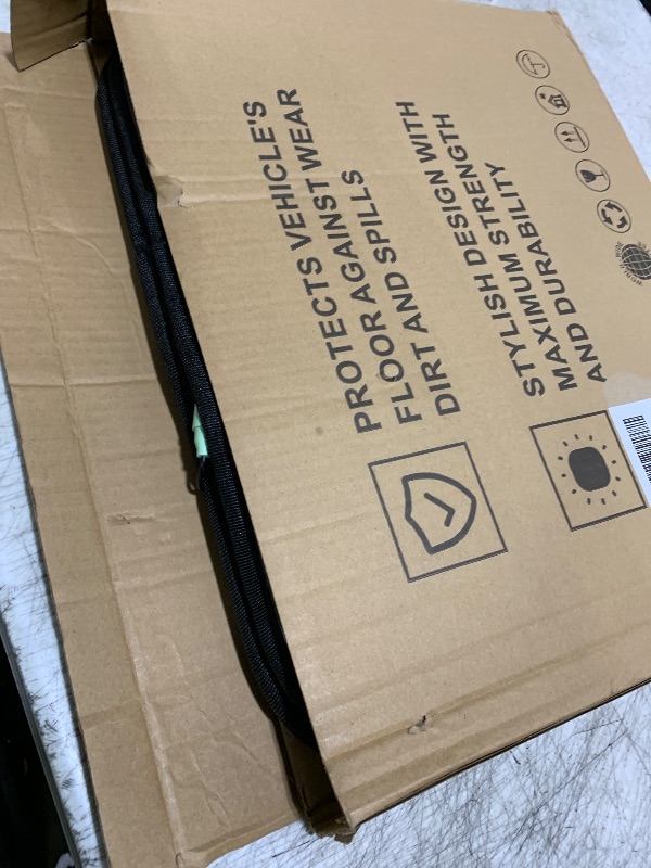 Photo 1 of Soft Car Floor Mats with Led Strip Light, App Control Leather Interior Car Lights Floor Mats, Universal Fit Black Automotive Carpet, Anti-Slip Waterproof RGB Car Decor Accessories for SUV,Sedan,Jeeps