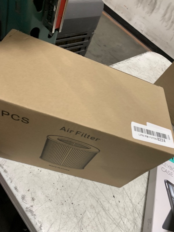 Photo 1 of (2 PACK) KJ50 Replacement Filter Compatible with Vhoiu KJ50 Air Purifier Black/White, 360° Rotating 3-in-1 H13 True HEPA, (Official Original Filter, Not Suitable for Other Models)