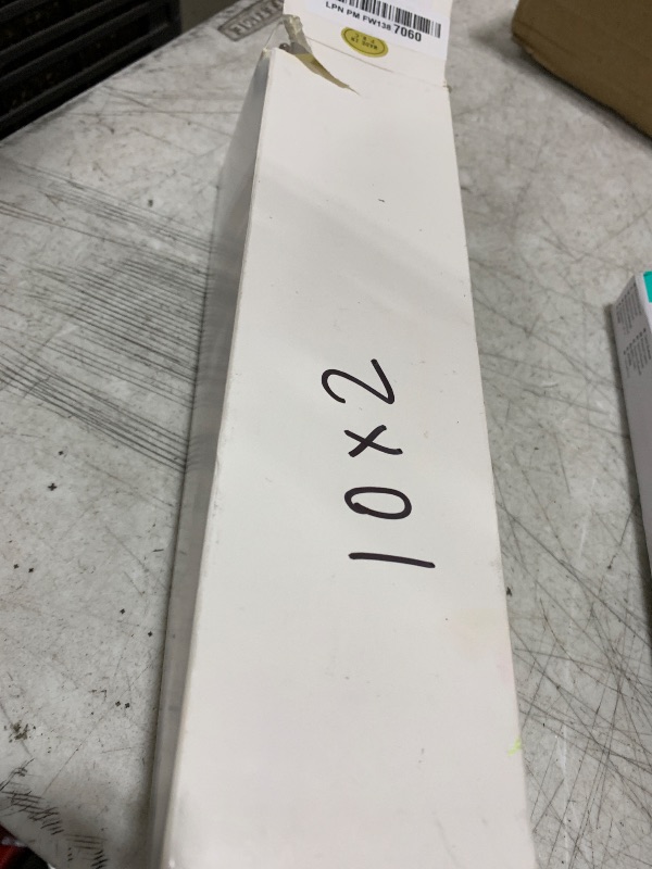 Photo 1 of 12 Pack 10"W x 2"H Acrylic Office Name Plates Name Labels for Wall, Clear Sign Holder for Wall Display, with Adhesive Backing