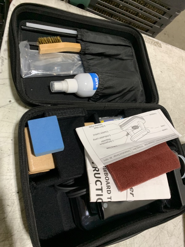 Photo 1 of Professional Ski & Snowboard Wax Kit - All-in-One Basic Waxing & Tuning Set with Adjustable Wax Iron, All Temperature Wax, Edge Tuner, Base Cleaner, Brush, Scraper, P-tex, Tuning Stone & Storage Bag