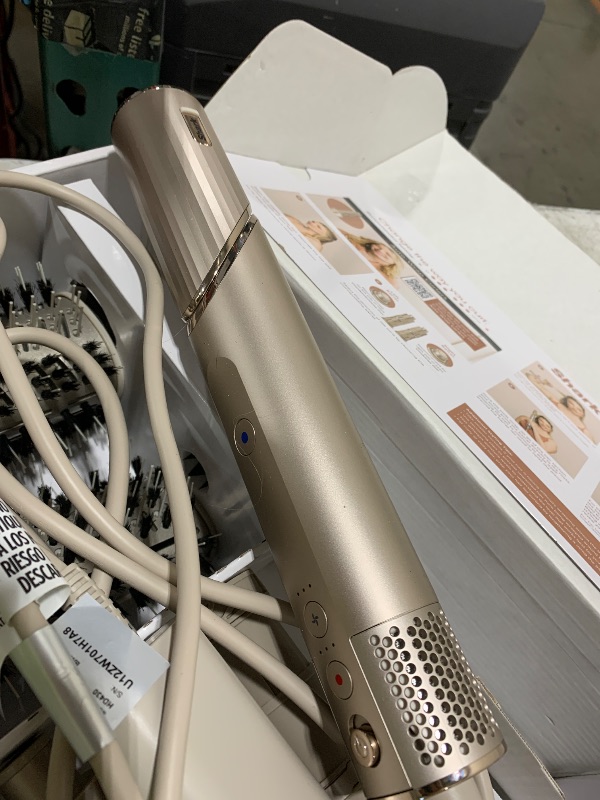 Photo 1 of Shark HD430 FlexStyle Air Styling & Drying System, Powerful Hair Dryer Brush & Multi-Styler with Auto-Wrap Curlers, Paddle Brush, Oval Brush, Concentrator Attachment, Stone