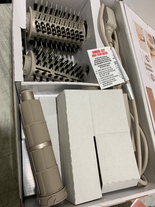 Photo 1 of Shark HD430 FlexStyle Air Styling & Drying System, Powerful Hair Dryer Brush & Multi-Styler with Auto-Wrap Curlers, Paddle Brush, Oval Brush, Concentrator Attachment, Stone