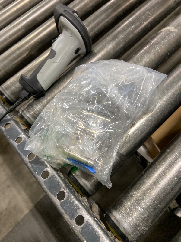 Photo 1 of 10 Pack (5 Pairs) 3/8 Inch Insert Kitchen Cabinet Hinges, Satin Nickel Self Closing Hinges for Kitchen Cabinet Doors, Semi-Concealed Cupboard Hardware, Face Mount Hardware, Silver