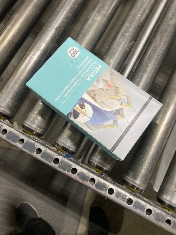 Photo 1 of 100 PCS Hanger Connector Hooks, Hangers Space Saving, Hanger Clips for Plastic Hangers(5 Color)