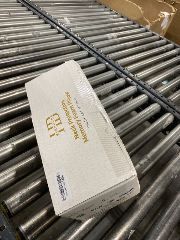 Photo 1 of HighBeds Cervical Neck Pillow for Neck Pain Relief- Memory Foam Pillow for Side and Back Sleepers, BASF Support with Ergonomic Pillow