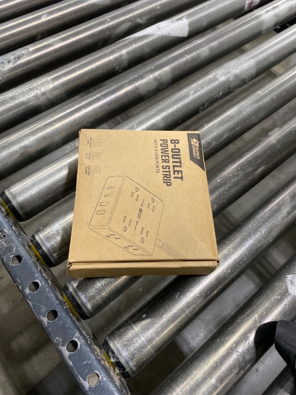 Photo 1 of 10Ft Extension Cord with Multiple Outlets, Flat Plug Surge Protector Power Strip 10 Ft Long Cord, 8 Outlets & 4 USB Ports (2 USB C), Desk Charging Station for Home Office, College Dorm Room Essentials