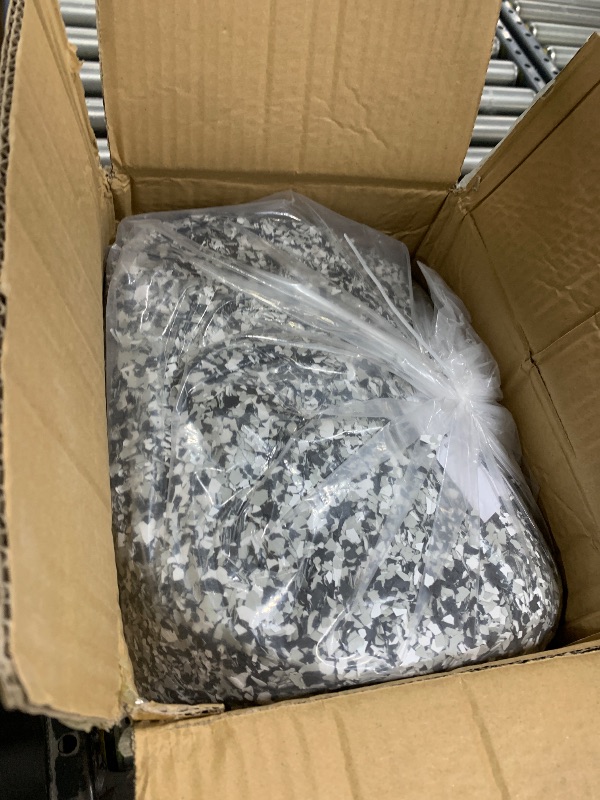 Photo 1 of Epoxy Flakes | Epoxy Floor Flakes | Epoxy Flakes Garage Floor | Decorative Color Chips 1/4" (Domino)