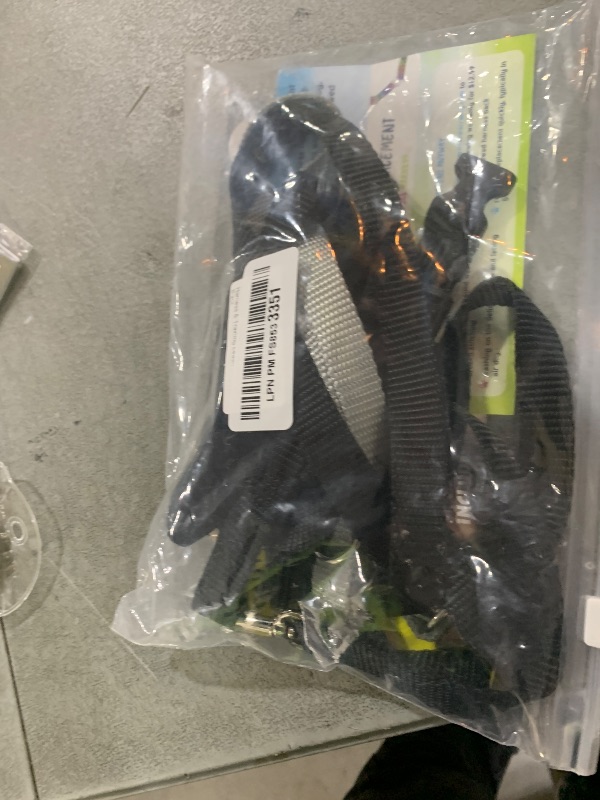 Photo 1 of 2 Hounds Design Freedom No Pull Dog Harness, Adjustable Harness and Leash Set, Easy Walking & Comfortable Control, Fits Small, Medium & Large Dogs, Solid Colors, Made in USA, 5/8" MD, Black