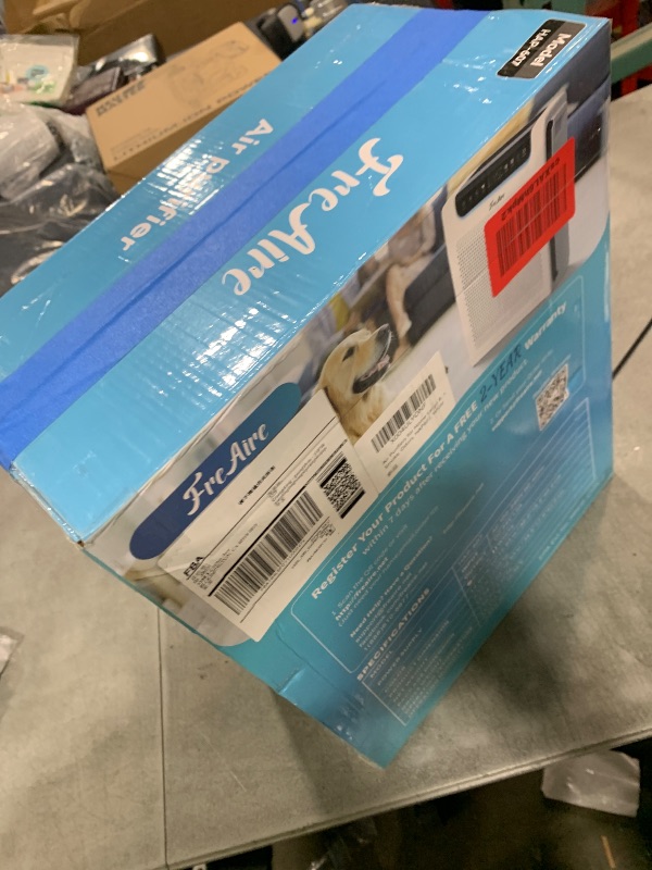 Photo 1 of Air Purifiers for Home Large Room, Cover Up to 2600 Ft² with Washable Filters, Powerful Turbo Mode, PM2.5 Air Quality Display, 22dB Sleep Mode, Air Cleaner for Pets Hair, Smoke, Odors, HAP607, White