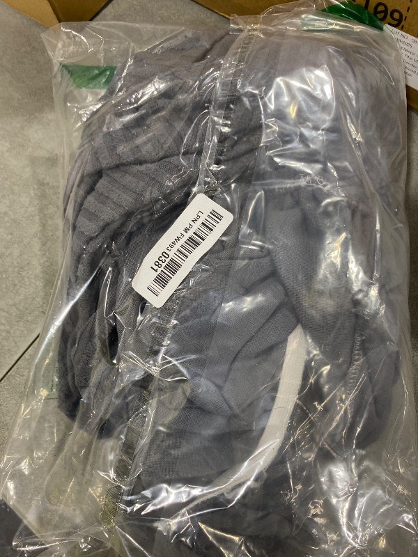 Photo 1 of Smiry Waterproof Couch Cushion Covers, Stretch Jacquard Sectional Couch Covers, L Shape Chaise Lounge Sofa Slipcover, Washable Elastic Furniture Protector for Pets, Kid (XL-Chaise Cover, Dark Grey)