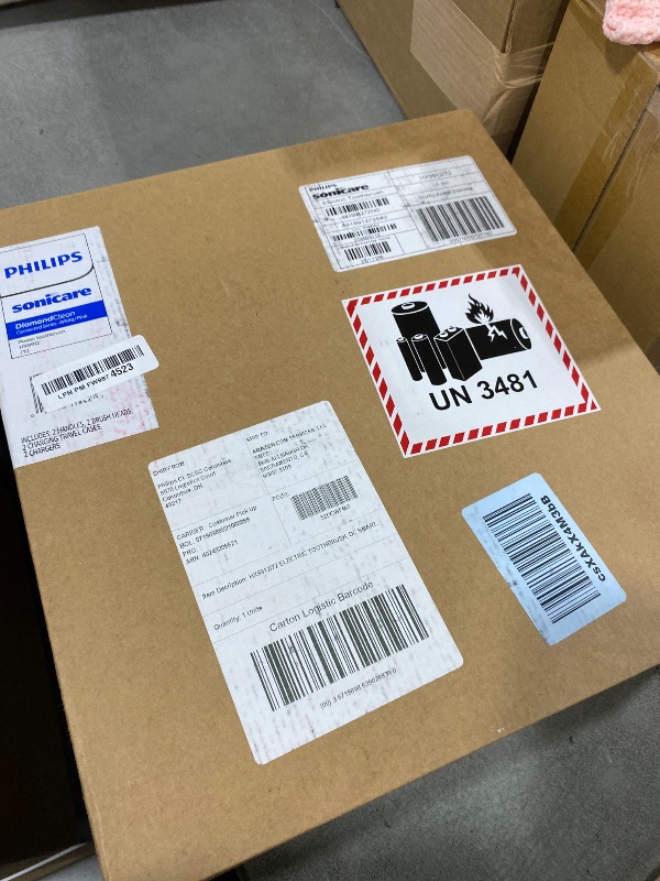 Photo 1 of Philips Sonicare DiamondClean Connected Electric Toothbrush 2 Pack, x2 Sonic Toothbrushes, x2 Charging Travel Cases, x2 A3 Brush Heads, 12 Brushing Settings, (Pink and White), Model HX9912/72