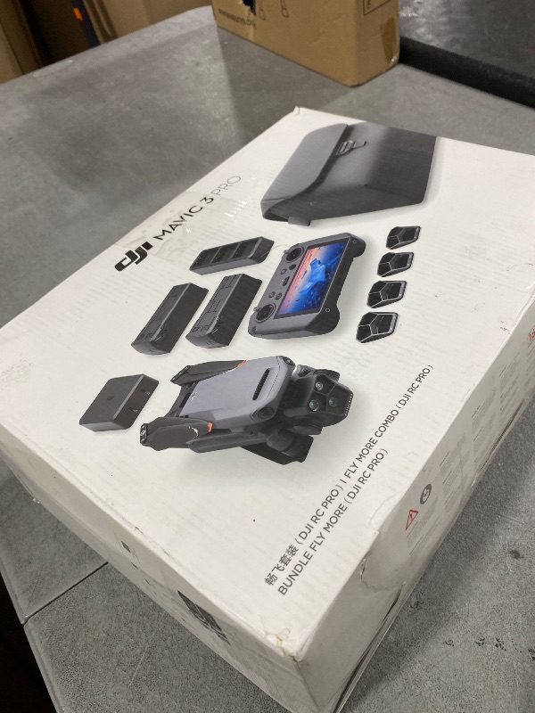 Photo 1 of DJI Mavic 3 Pro Fly More Combo with DJI RC Pro (High-Bright Screen), 4/3 CMOS Hasselblad, 3 Intelligent Flight Batteries, Charging Hub, FAA Remote ID Compliant, 4K Camera Drone for Adults, Black