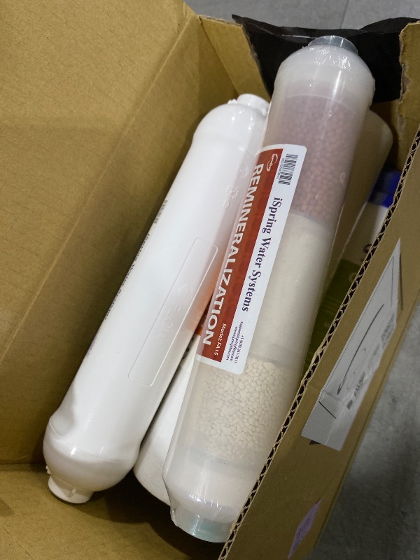 Photo 1 of iSpring F9K NSF Certified 1-Year Reverse Osmosis Water Filter, Alkaline Remineralization Filters for 6-Stage RO Systems, Without RO Membrane