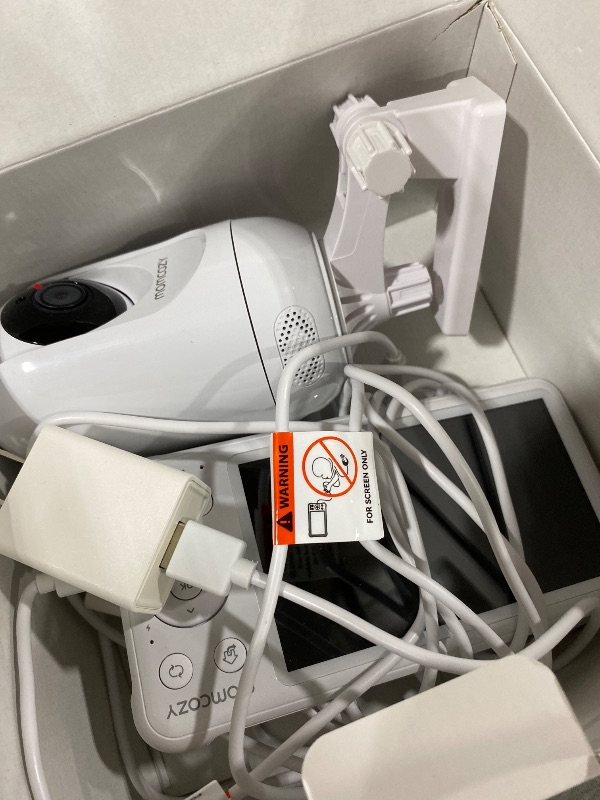 Photo 1 of Momcozy Video Baby Monitor, 1080P 5" HD Baby Monitor with Camera & Wall Mount, Infrared Night Vision, 5000mAh Battery, 2-Way Audio, Temperature Sensor, Lullabies, 960ft Range, Ideal for New Moms, BM01
