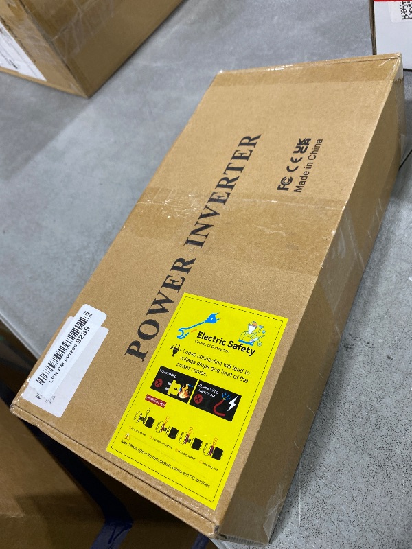 Photo 1 of OLTEANP 1000W Pure Sine Wave Power Inverter with 2 AC Outlets, 2 USB Ports, LCD Display, 12V to 110V Car & Home Inverter for Vehicles, Laptop