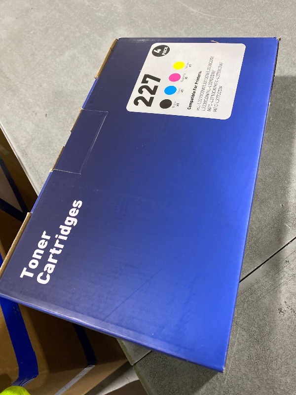 Photo 1 of TN227 Toner Cartridges 4 Pack (9900 Pages) Compatible with HL-L3270CDW MFC-L3770CDW for Brother TN227 TN223 Toner Work with HL-L3270CDW L3210CW L3230CDW L3230CDN L3290CDW MFC-L3710CW L3750CDW Printer1063280910
