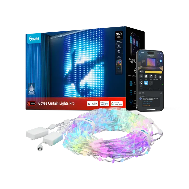Photo 1 of Govee Curtain Lights Pro
