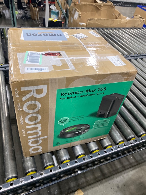 Photo 1 of iRobot Roomba Max 705 Robot Vacuum with AutoEmpty Dock, Powerful Suction, Dual Rubber Anti-Tangle Brushes, LiDAR Navigation, Obstacle & Anti-Fall Detection, for Carpet and Hard Floors