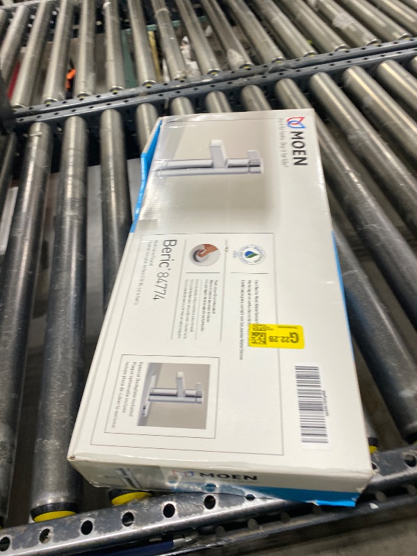 Photo 1 of Moen Beric Chrome Modern One-Handle Single Hole Bathroom Faucet with Drain Assembly and Optional Deckplate for your Bath Sink, 84774