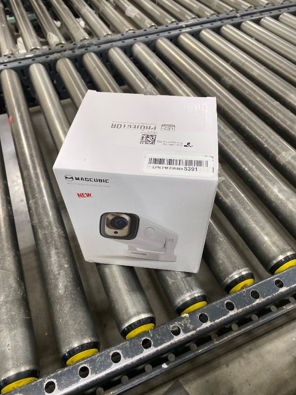 Photo 1 of ?Auto Focus&1080P?Magcubic Mini Smart Projector with 4K Support, Portable Projector with Wifi and Bluetooth, 5W Speaker, Built in Apps, Voice Control, Outdoor Movie Projector